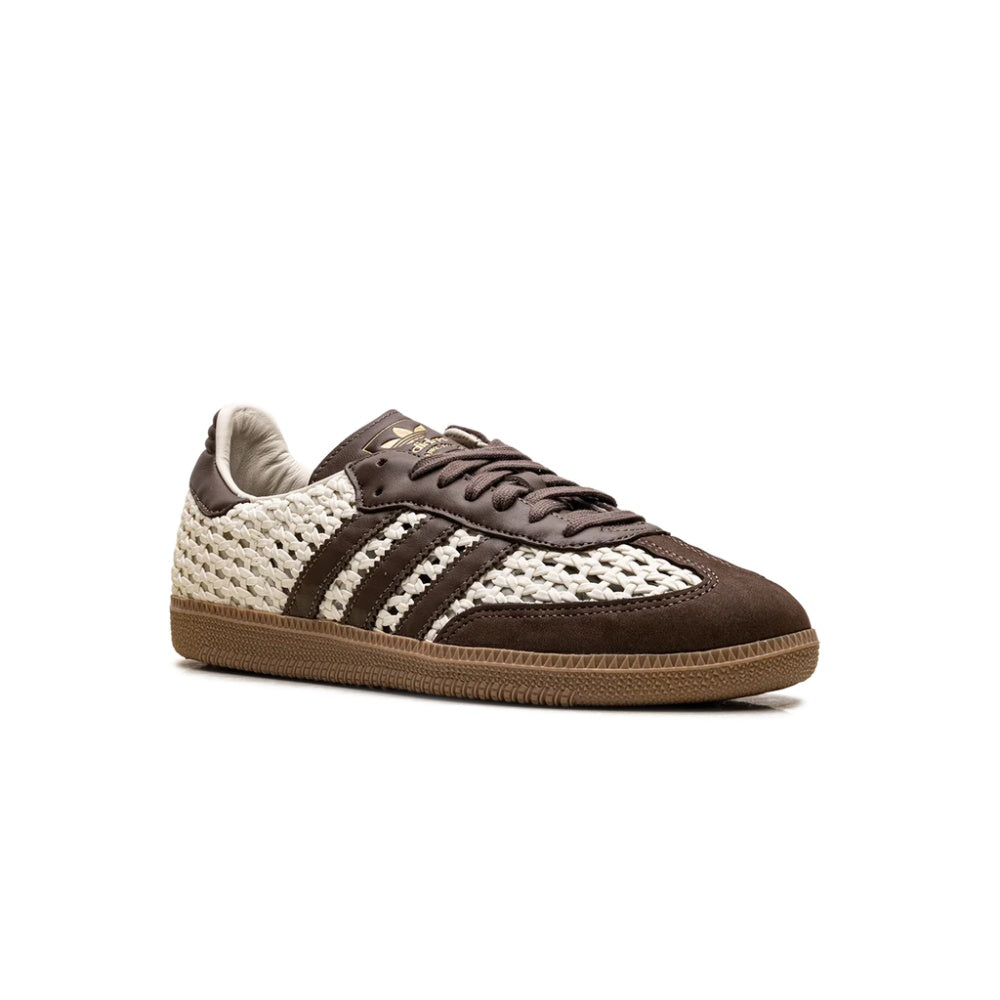 adidas Samba OG Basketweave Cream White Earth Strata IH9373