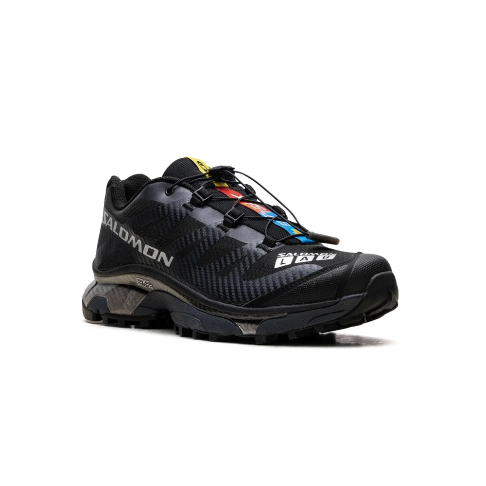 Salomon XT-4 OG Trail Running Shoes Black Silver Metallic L47132900