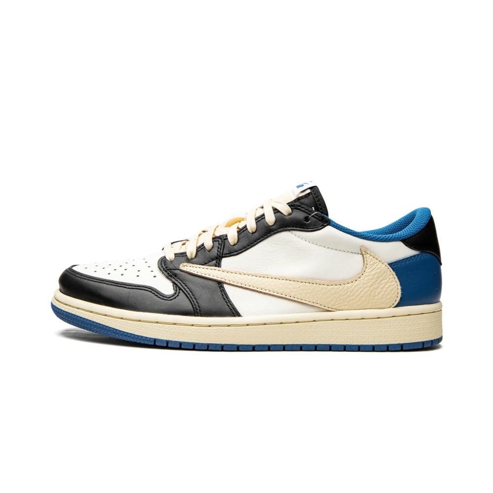 Travis Scott x Fragment Air Jordan 1 Low Military Blue DM7866-140