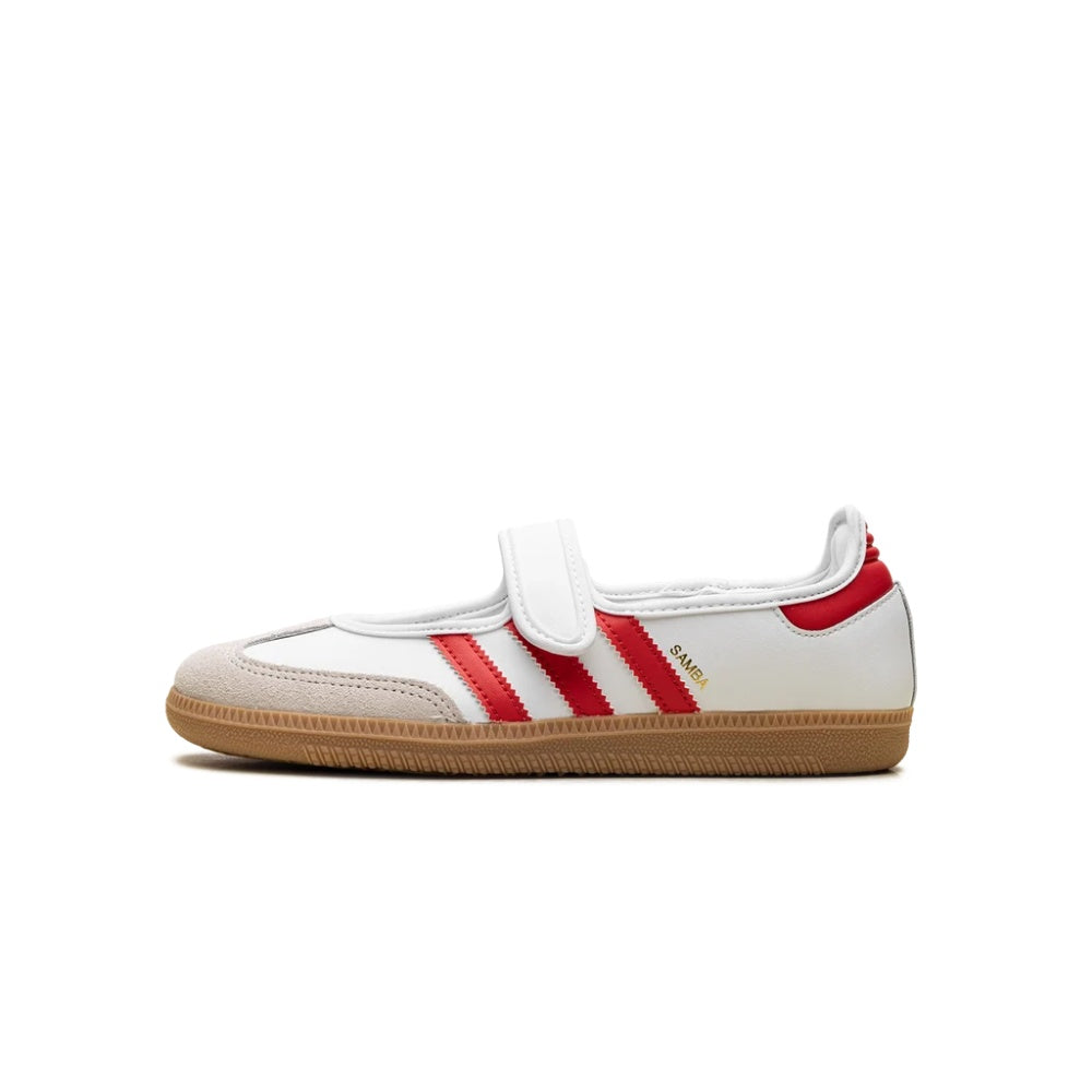 adidas Samba Mary Jane Ballet GS White Red Gum JR7435