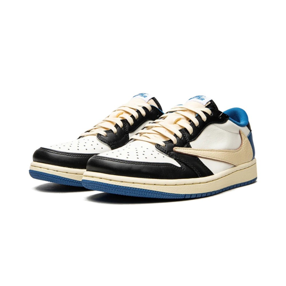 Travis Scott x Fragment Air Jordan 1 Low Military Blue DM7866-140