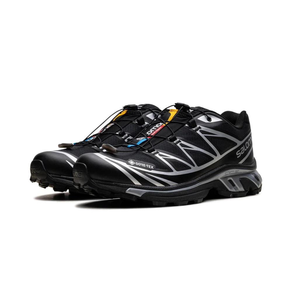 Salomon XT-6 GORE-TEX Trail Running Shoes Black Silver L47450600