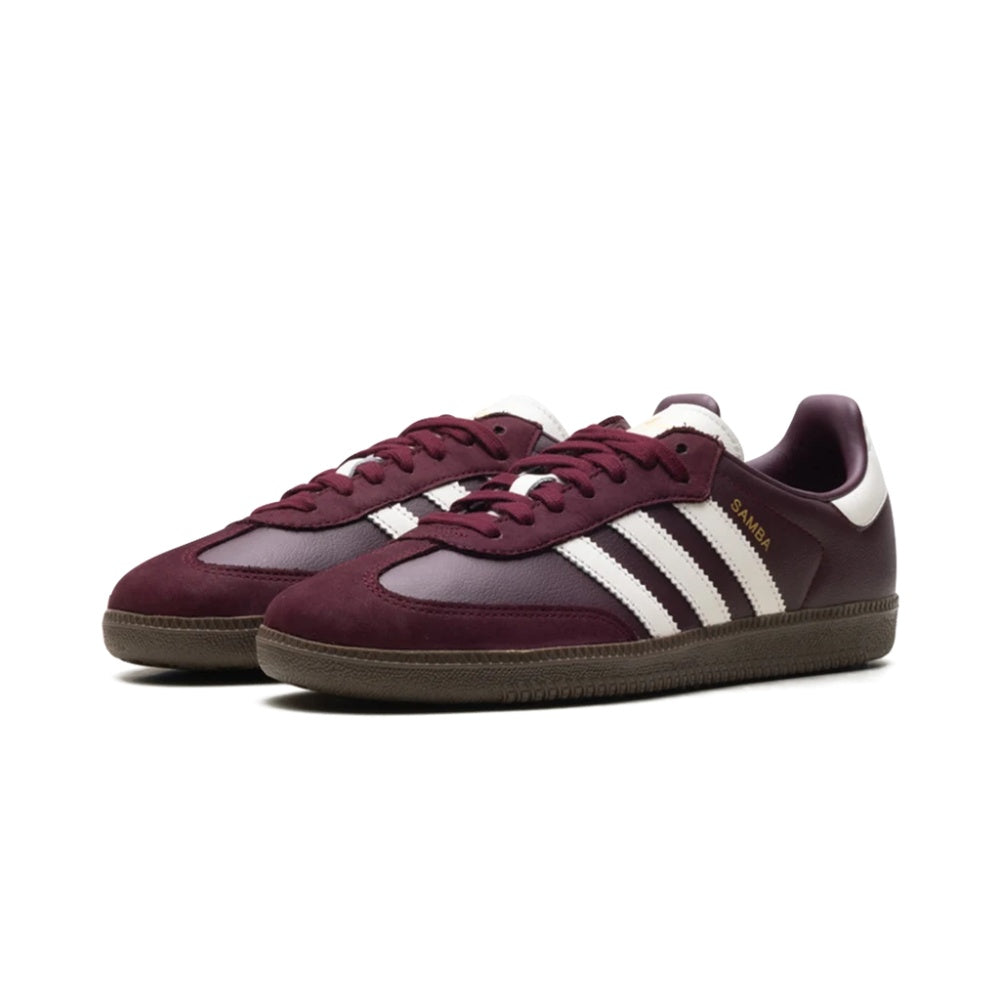 adidas Samba OG WMNS Maroon Off White Gum JR8844