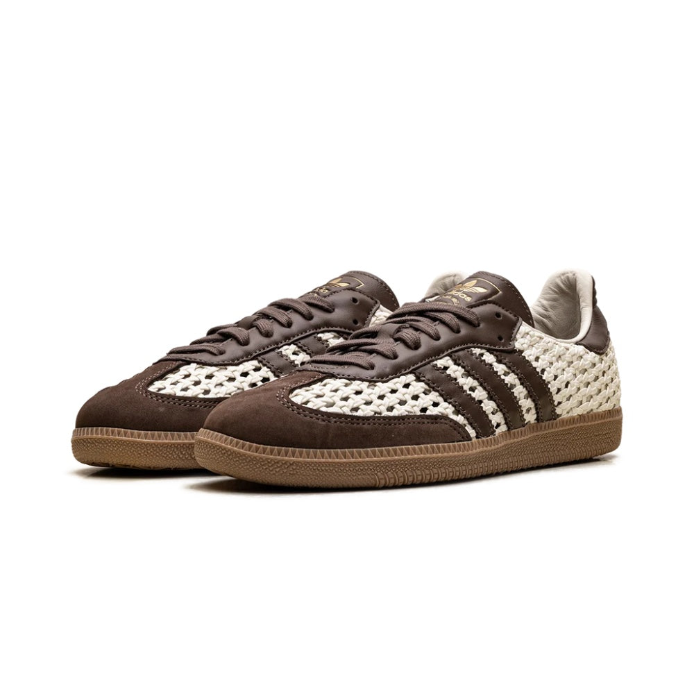 adidas Samba OG Basketweave Cream White Earth Strata IH9373
