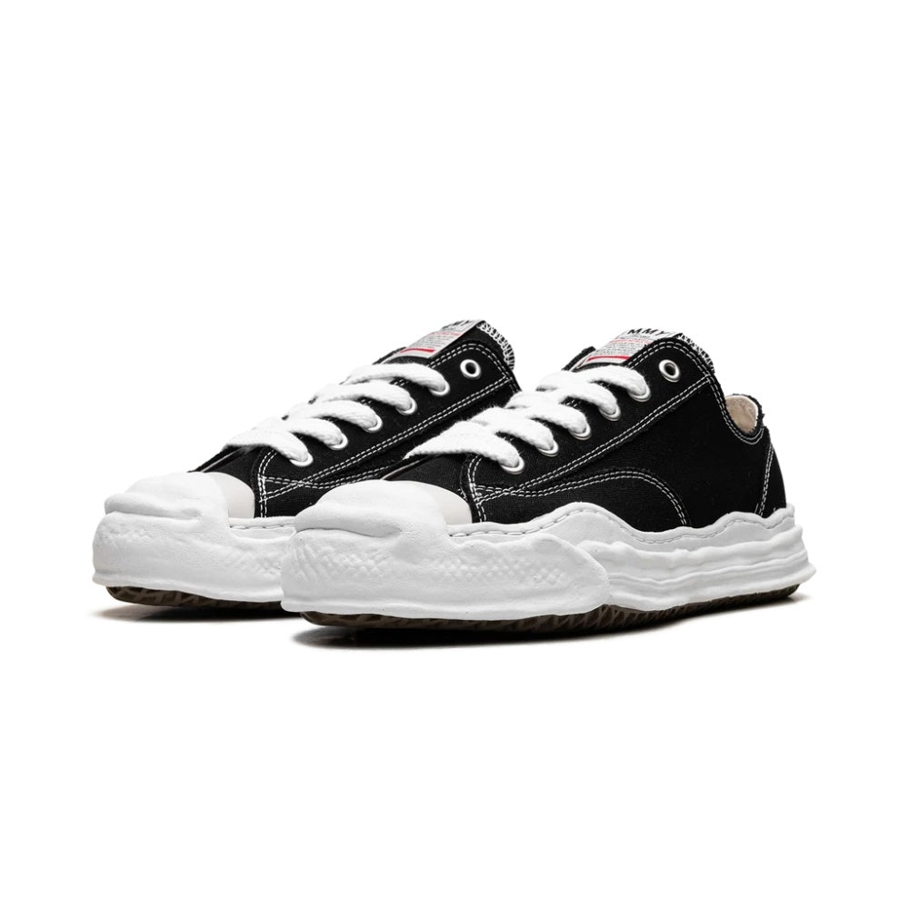 Maison Mihara Yasuhiro Hank OG Sole Canvas Low Black White A05FW702