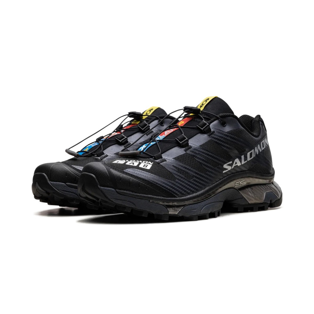 Salomon XT-4 OG Trail Running Shoes Black Silver Metallic L47132900