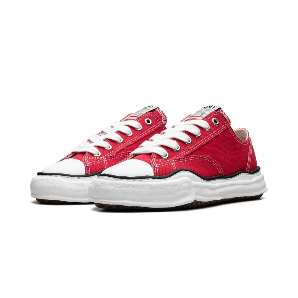 Maison Mihara Yasuhiro Peterson OG Sole Canvas Low Red A01FW702