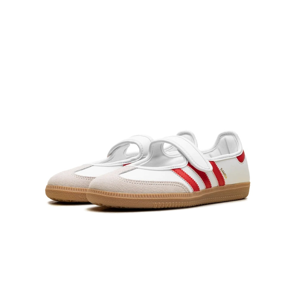 adidas Samba Mary Jane Ballet GS White Red Gum JR7435