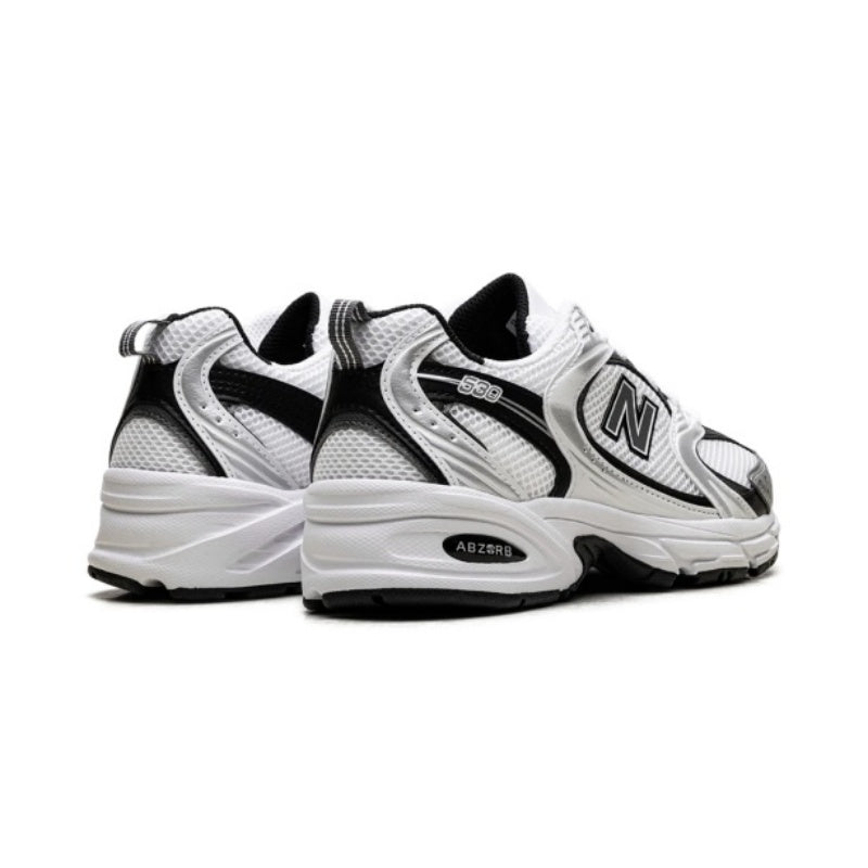 New Balance 530 White Silver Metallic Black MR530LB